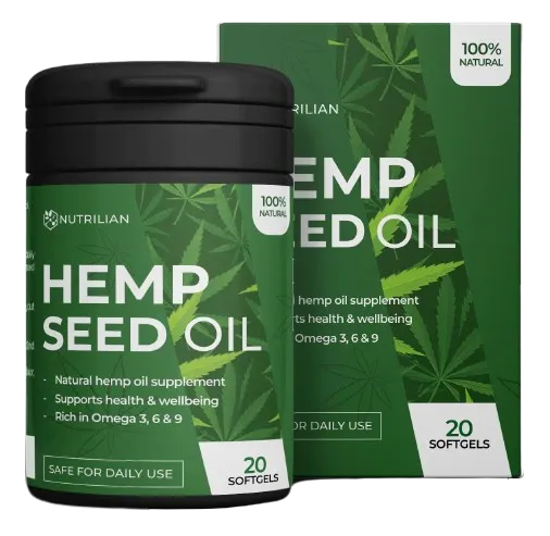 Nutrilian Hemp Seed Oil — natural hemp seed oil supplement